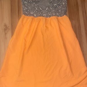 strapless summer roxy top